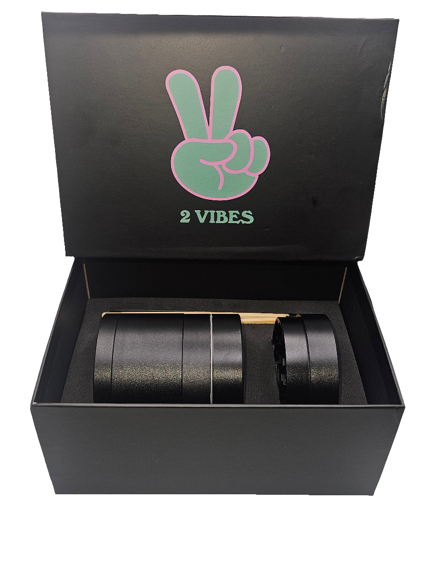 2 Vibes Grinder - Black Midnight